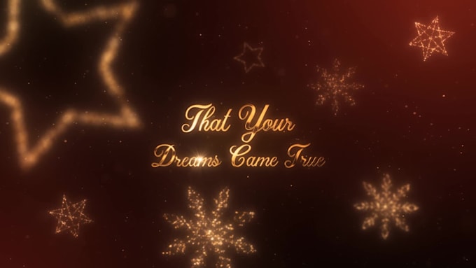 make gorgeous christmas greetings video