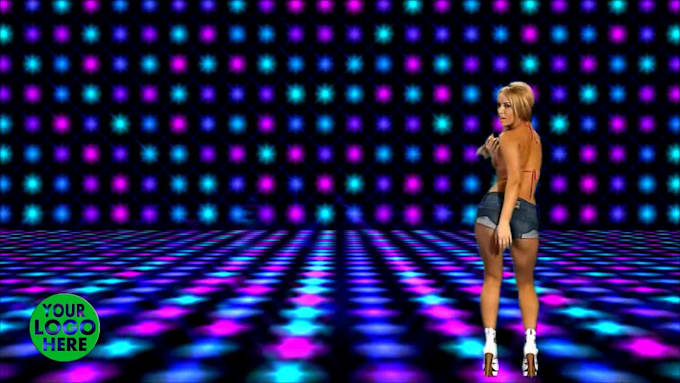 add logo and text in dance video