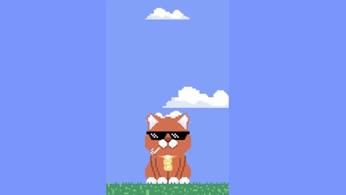create pixel art character illustration retro pixel art
