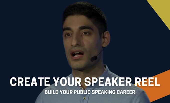 create your public speaking reel to boost your career