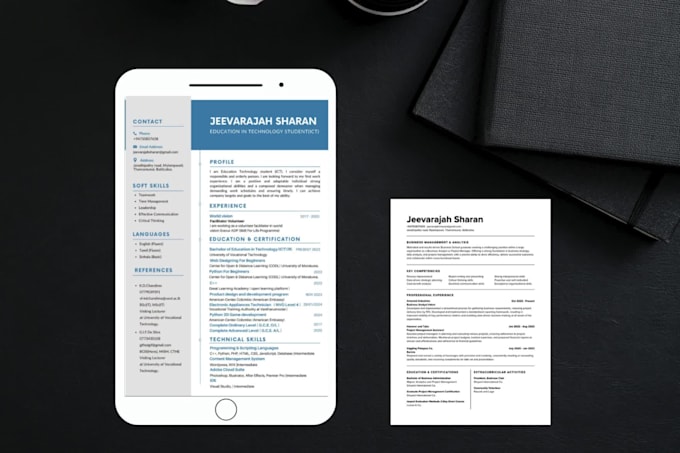 create a job winning CV, resume design and cover letter