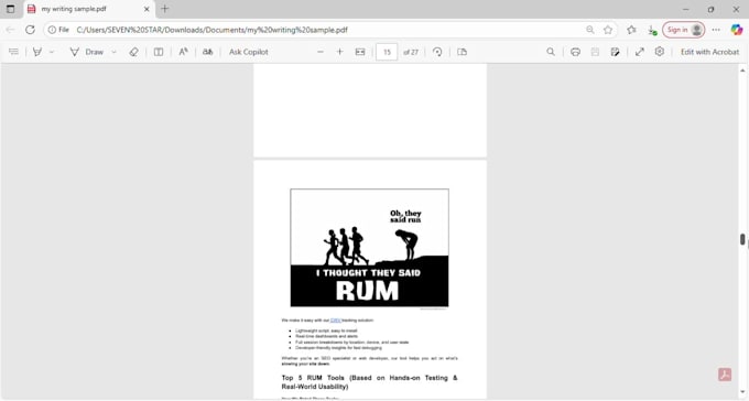 do SEO article writing, blog post writing or content writing