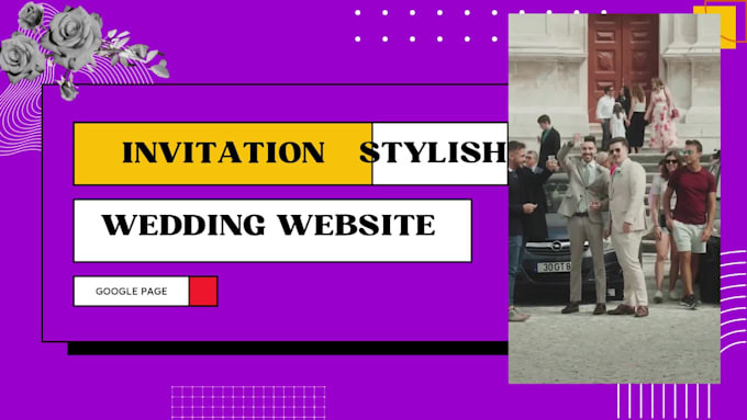 create a modern wedding website or event website in wordpress