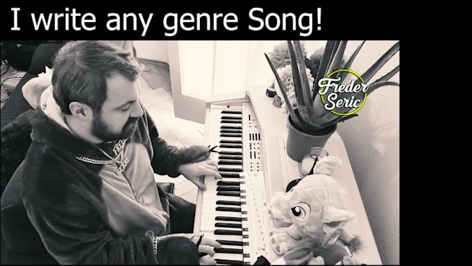 write lyrics,rap,sing for you in english or german in studio