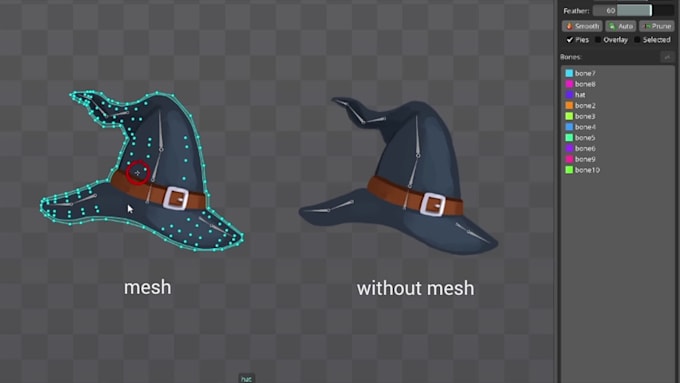 animate your 2d game character in spine
