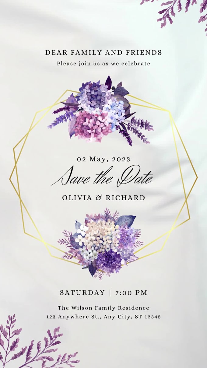 Design digital invitations and animated video invites by Saba_irshad ...