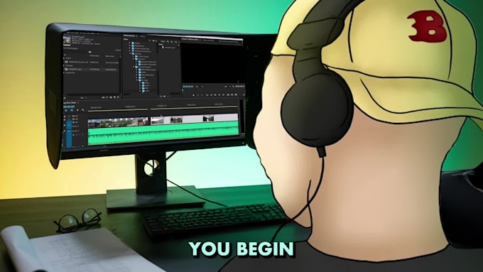 do professional engaging video editing for faceless channels