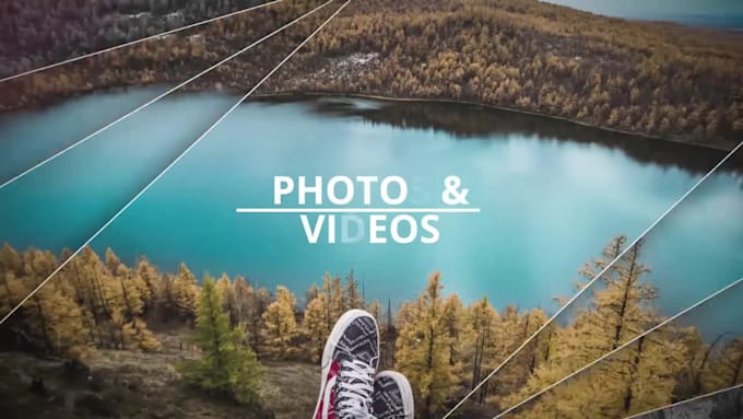 create a professional video, photo slideshow