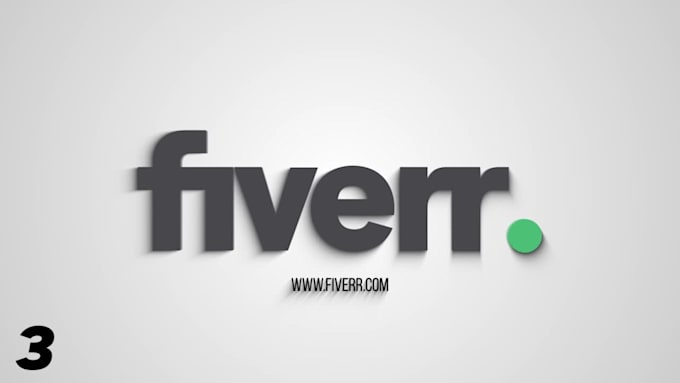 create this logo animation intro within 8 hours