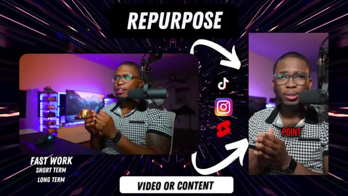 repurpose content from long video into short form clips