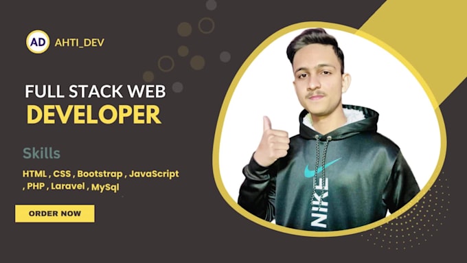be your full stack web developer and i can fix any bugs