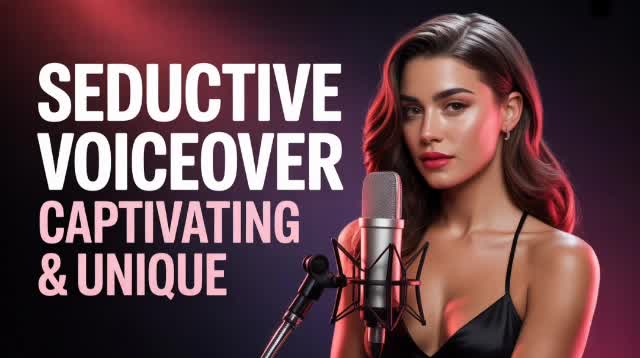 deliver a unique seductive voiceover for fantasy roleplay storytelling