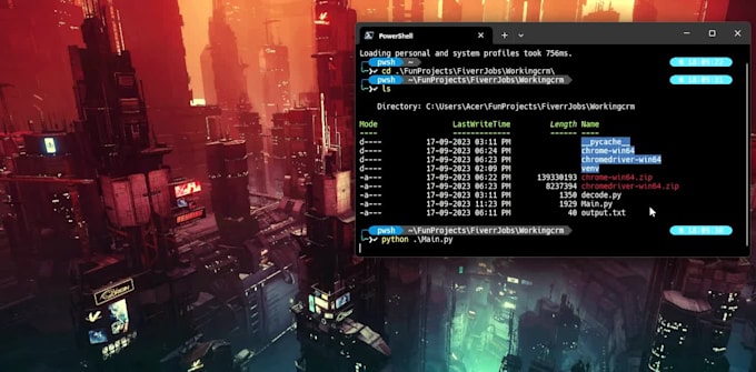 create web automation scripts and bots