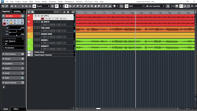 mix and master your acoustic song