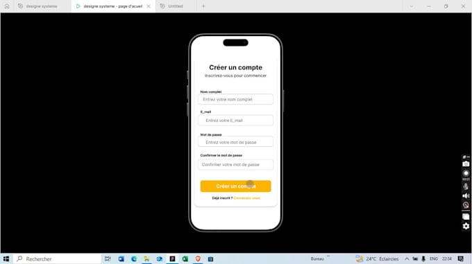 je réaliserai une conception de site web avec figma