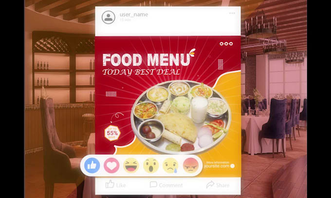 create online marketing or social media post design