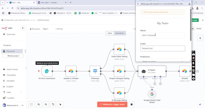 build ai receptionist with ai voice agent