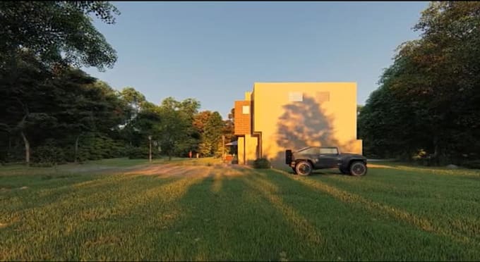 create realist 3d architectural animation