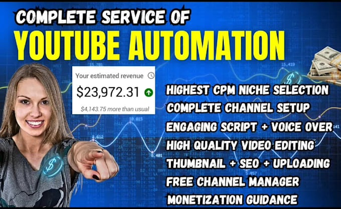 set up and manage your faceless youtube automation channel