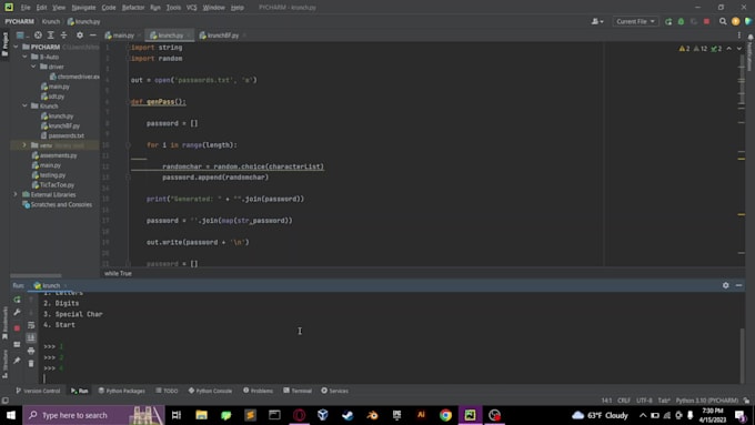 write a python script for any use