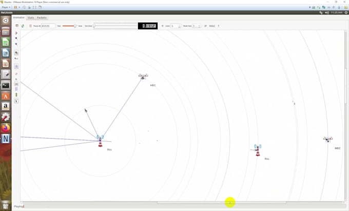 do ns3 simulation for wired and wireless networks