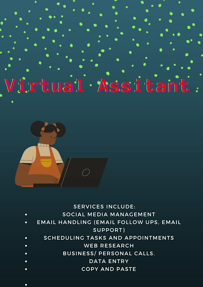 be your virtual assistant for admin support