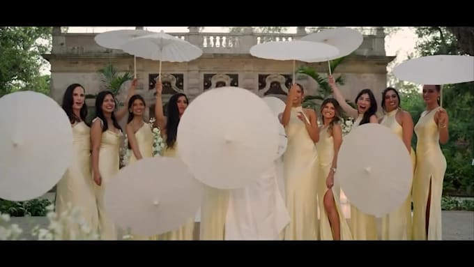 do wedding video editing with cinematic looks