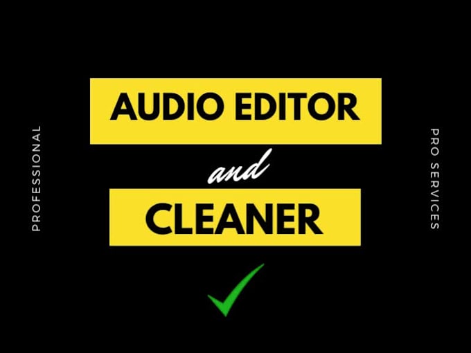 clean your podcast or audio files