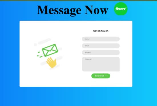 do php or wordpress contact form with email script
