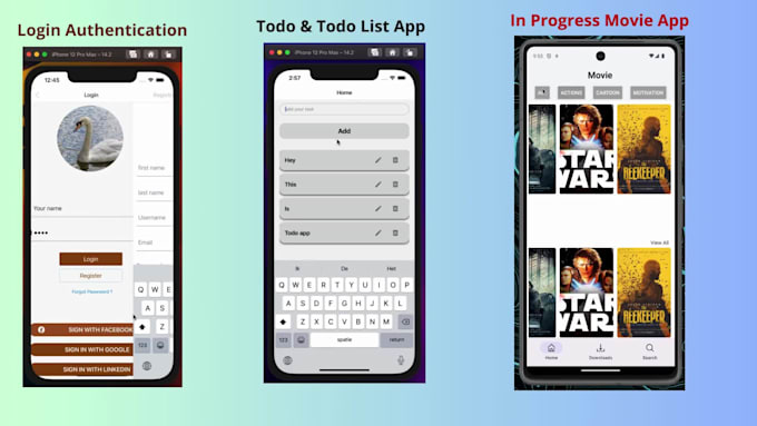 develop high quality android and ios mobile app react native