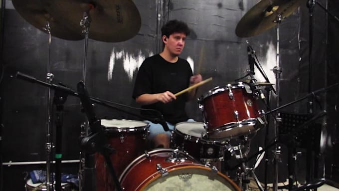 record professional drum tracks as your session drummer