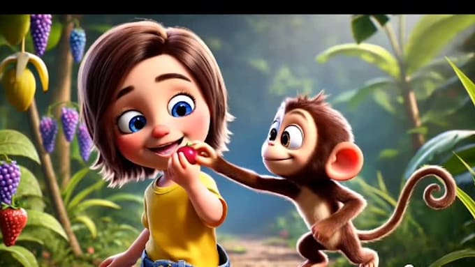 create kids 3d animation storytelling ai  videos for youtube