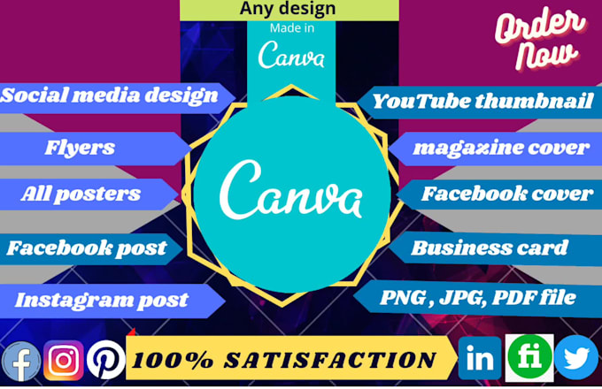Design social media posters, editable and any design in canva by Dipok0 ...