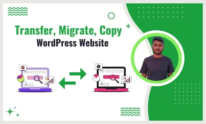 transfer, clone, move, convert wordpress, website migration to new web hosting
