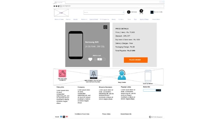 design a responsive website UI UX in figma