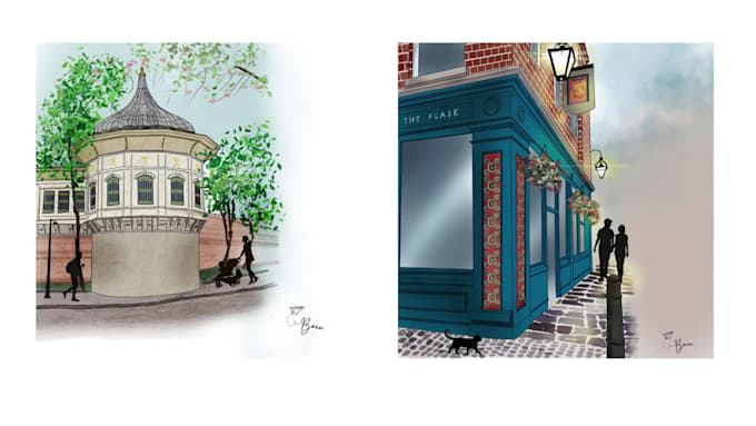 create illustration of a house
