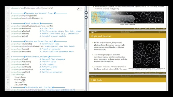 transform everything in latex or typst