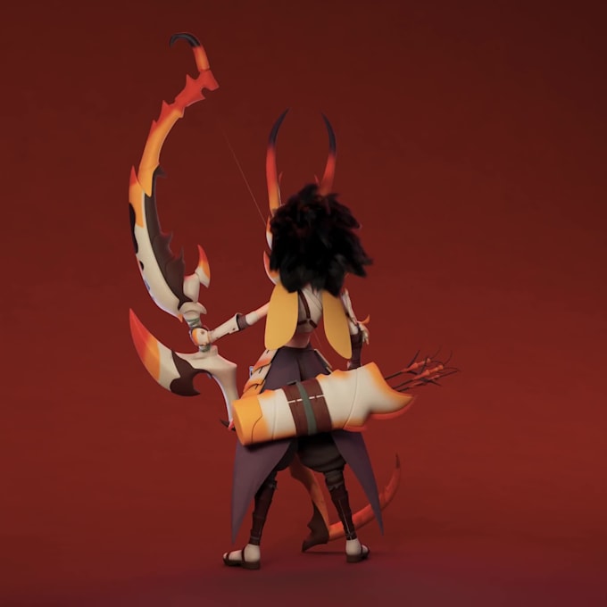 make 3d characters for your game