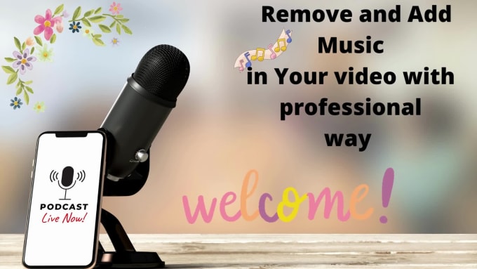 Remove background music from your audio or video in 2 hours by Sabagujjar |  Fiverr