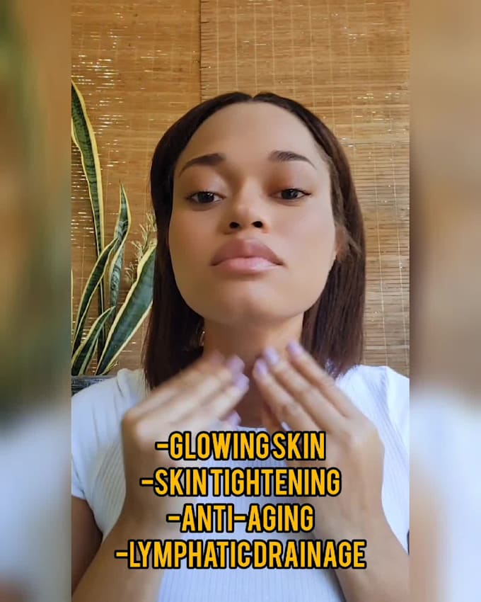 Give you face exercises for glowing youthful skin by Stacygordon_ Fiverr
