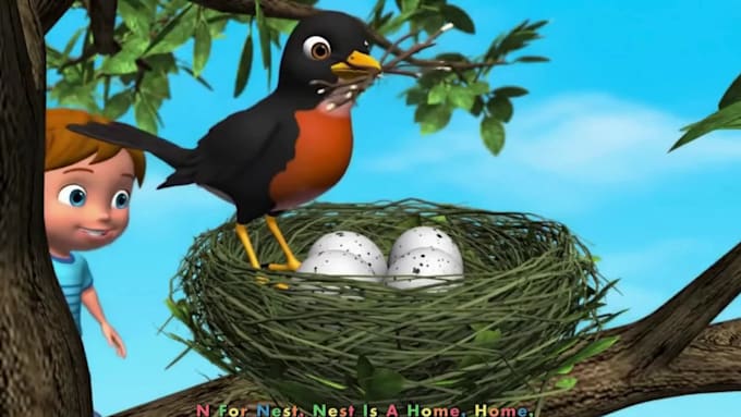 create HD educational videos for kids youtube channel