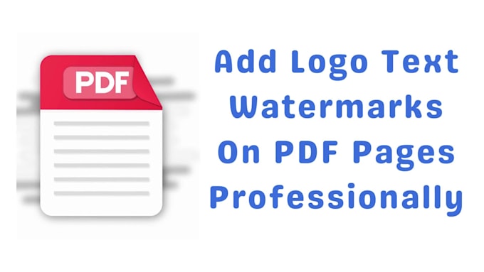 add watermarks on PDF pages fast professionally
