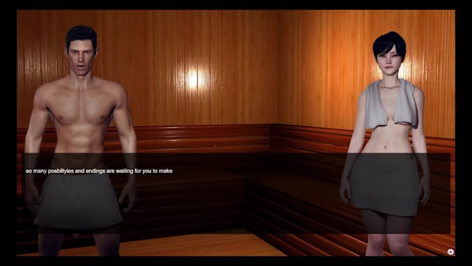 create a visual novel game nsfw or sfw