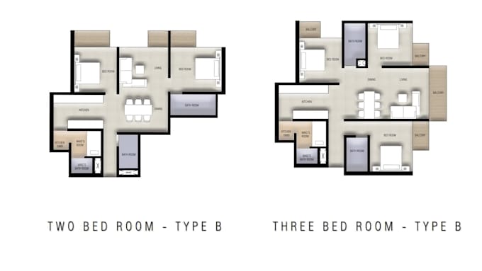 do architectural 2d drawings and coloured plans