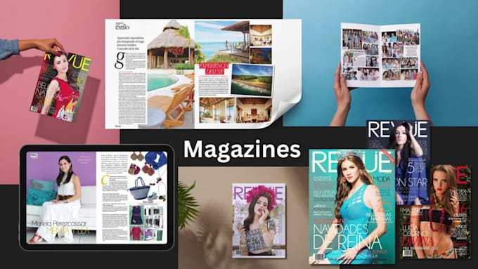 make professional magazine layout designer for editorial