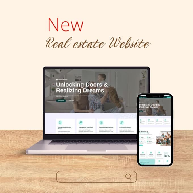 design a mortgage website or real estate website  on wordpress