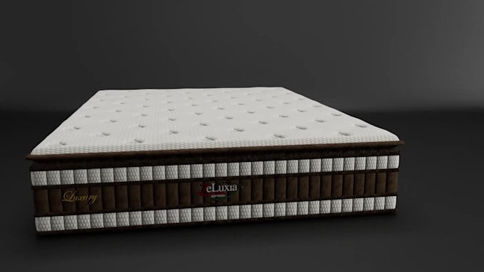 Do 3d mattress animation topper animation 3d bed product animation ...