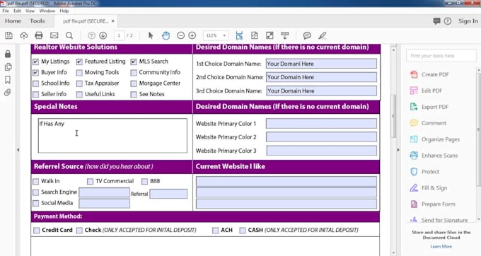 Create Fillable Pdf Form By Adobe Livecycle Designer By Amranhossainsoj Fiverr