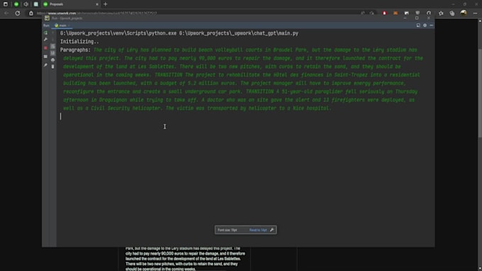 custom script automation creating an ai bot for any purposes