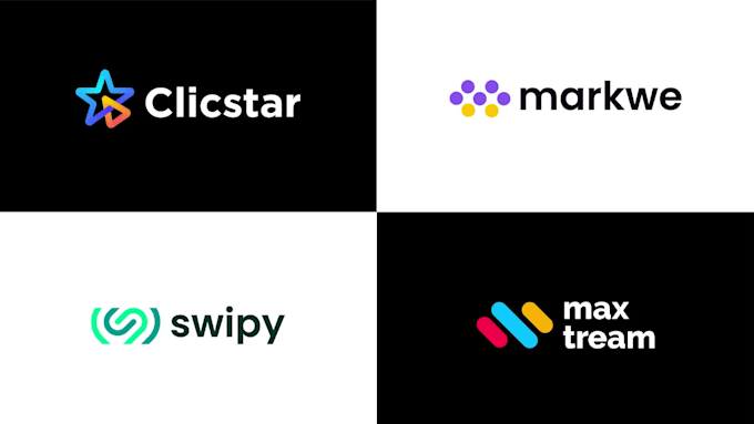 design a modern minimalist logo and brand identity for a saas and ai startup